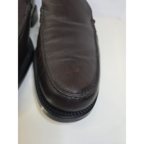 TOD’S Leather Slip-on Loafers Burgundy Oxblood Sz 11.5 Made In Italy, MSRP $700+ - Picture 12 of 16